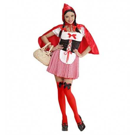 Disfraz de Caperuchita Roja con Corsé