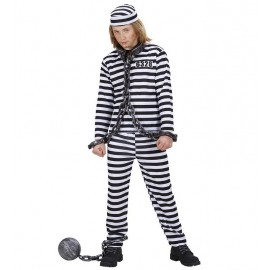 Disfraz de Preso Rayas Infantil