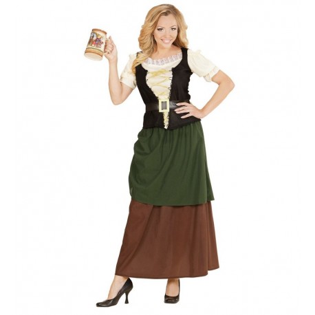 Disfraz de Moza Medieval para Mujer