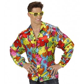 Camisa Flower Power para Adulto