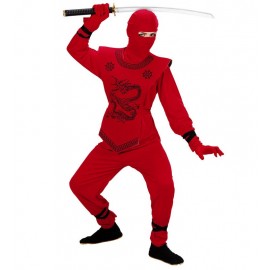 Disfraz de Ninja Rojo Infantil Disfraz de Ninja Rojo Infantil