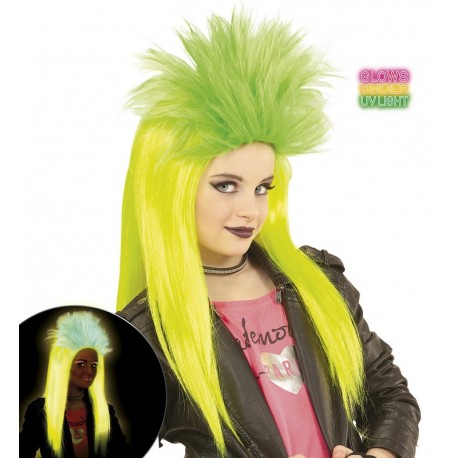Peluca Punkadelic Amarillo y Verde