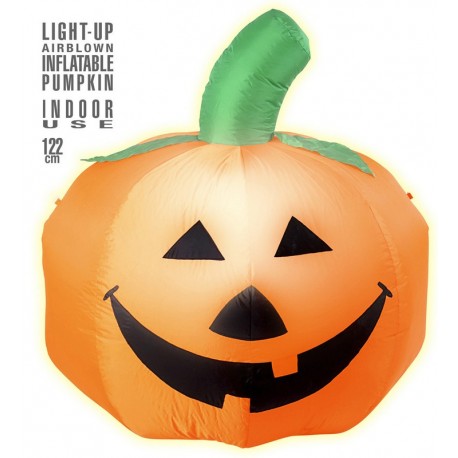 Calabaza Hinchable con Luz y Ventilador