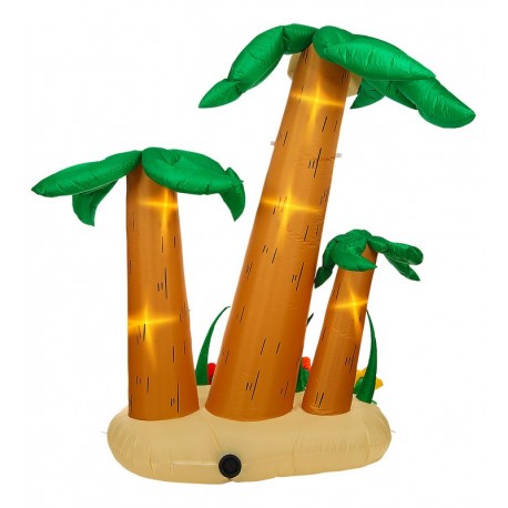 Set de 3 Palmeras Hinchables Luminosas 240 cm