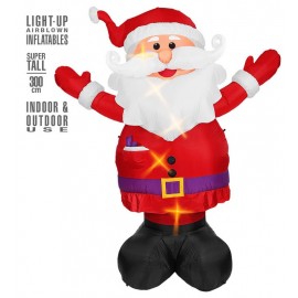 Papá Noel Hinchable Luminoso 300 cm Papá Noel Hinchable Luminoso 300 cm