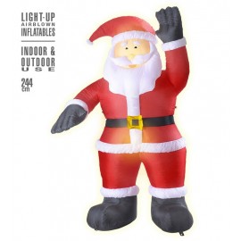 Papá Noel Hinchable Luminoso 244 cm Papá Noel Hinchable Luminoso 244 cm