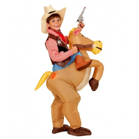 Disfraz de Caballo Hinchable con Ventilador