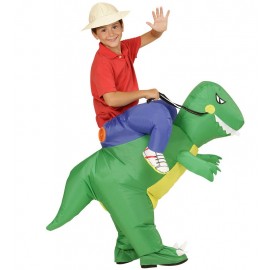Disfraz de Dinosaurio Hinchable con Ventilador