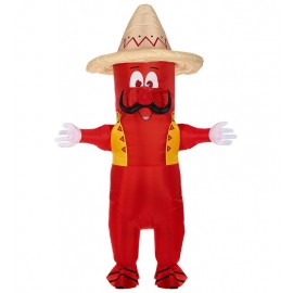 Disfraz Pimientito Mexicano Hinchable Disfraz Pimientito Mexicano Hinchable