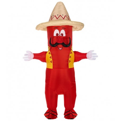 Disfraz Pimientito Mexicano Hinchable