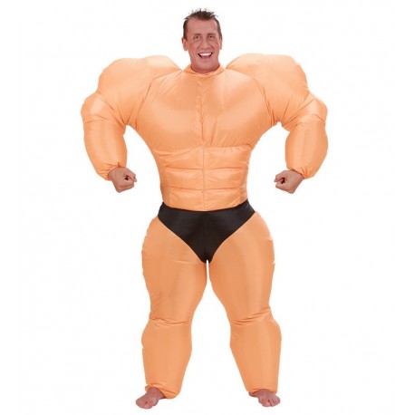 Disfraz Obrero Hinchable con Ventilador