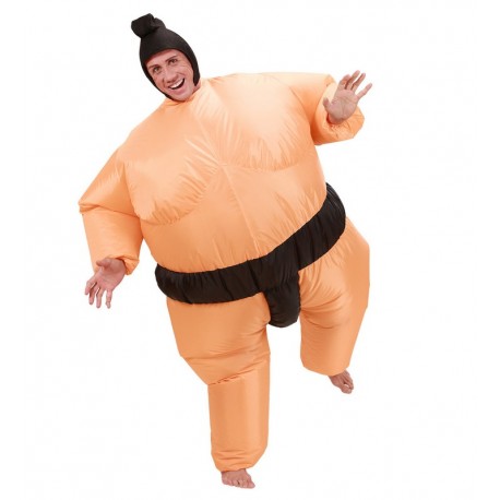Disfraz Luchador de Sumo Hinchable con Ventilador