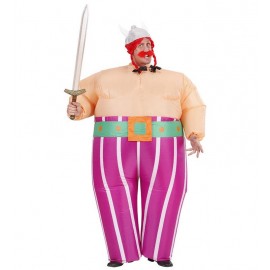 Disfraz de Vikingo Hinchable con Ventilador Disfraz de Vikingo Hinchable con Ventilador