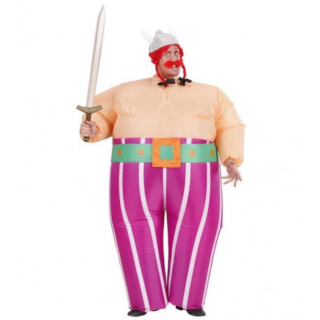 Disfraz de Vikingo Hinchable con Ventilador