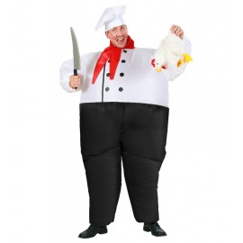 Disfraz Chef Hinchable con Ventilador