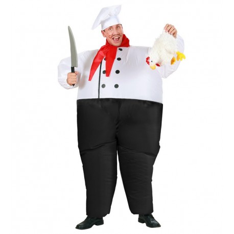 Disfraz Chef Hinchable con Ventilador