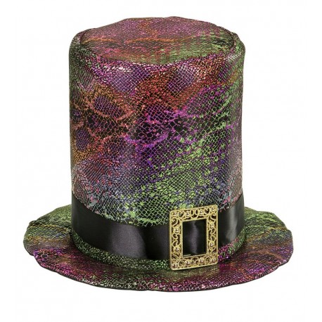 Sombrero Gótico Holográfico con Hebilla