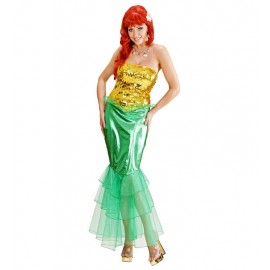 Disfraz de Sirena Lentejuelas para Mujer Disfraz de Sirena Lentejuelas para Mujer