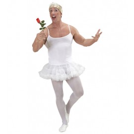 Disfraz de Ballerina Blanco para Hombre