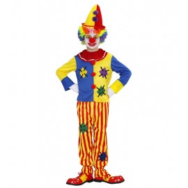 Disfraz de Payaso Patchwork Infantil Disfraz de Payaso Patchwork Infantil