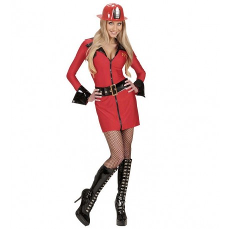 Disfraz de Bombero Sexy para Mujer