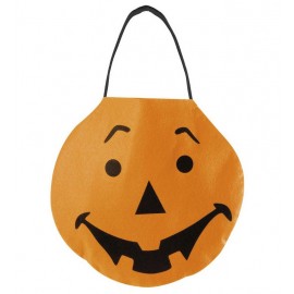 Bolsa Calabaza Truco O Trato 27x24 cm