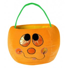 Bolsa Calabaza Truco O Trato 20x14 cm
