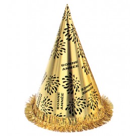 Sombrero Cono Bonne Année con Fleco Sombrero Cono Bonne Année con Fleco