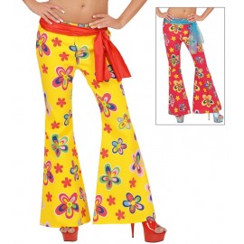 Pantalón Acampanado con Flores Surtido