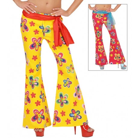 Pantalón Acampanado con Flores Surtido