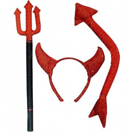 Set Diablo con Lentejuelas