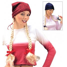 Sombrero con 2 Trenzas