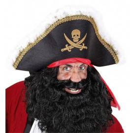 Sombrero Pirata Lujo con Cinta Sombrero Pirata Lujo con Cinta