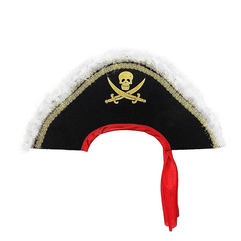Sombrero pirata lujo