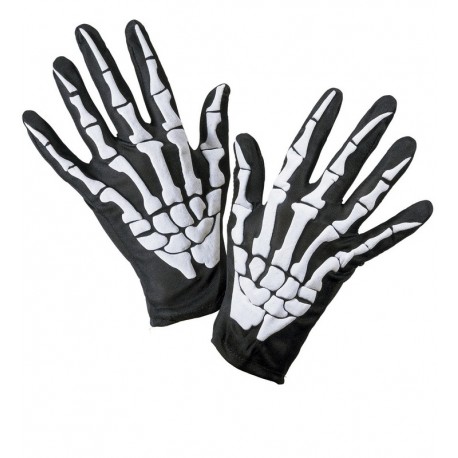 Guantes Esqueleto con Huesos en Relieve