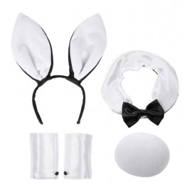 Set de Conejita Blanco y Negro