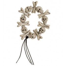 Pulsera Calavera con Huesos Cruzados