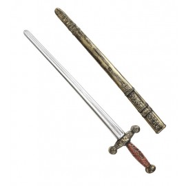 Espada Caballero Antigua con Funda 75 cm Espada Caballero Antigua con Funda 75 cm