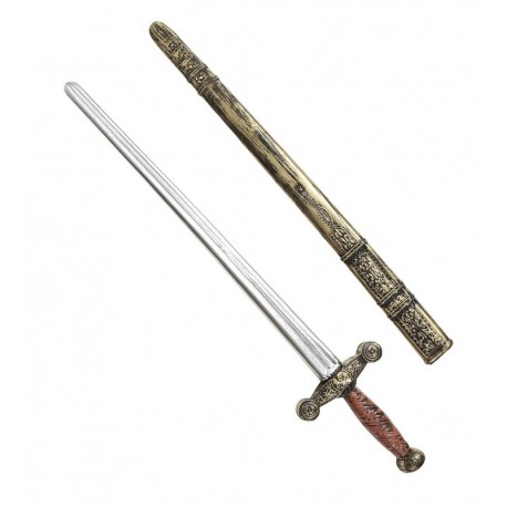 Espada Caballero Antigua con Funda 75 cm