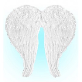 Alas con Plumas Blancas Moldeables