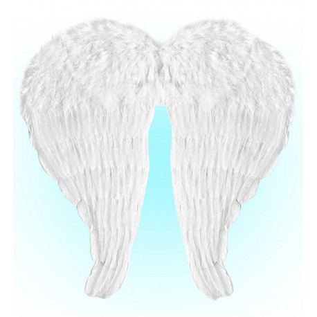 Alas con Plumas Blancas Moldeables