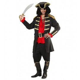 Disfraz de Capitán Pirata Lujo Hombre Disfraz de Capitán Pirata Lujo Hombre