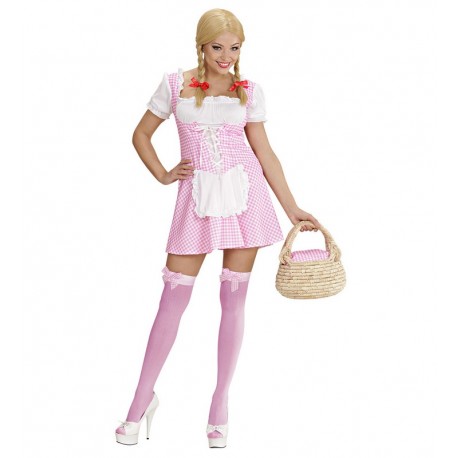 Disfraz de Miss Muffet Rosa para Mujer