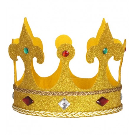 Corona Glitter Grande con Piedras