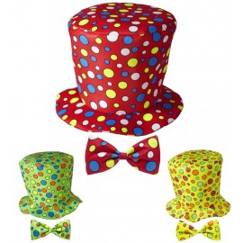 Kit Cilindro y Pajarita Payaso Adulto Kit Cilindro y Pajarita Payaso Adulto