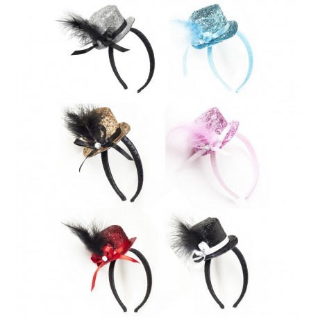 Mini Sombrero Glitter Diamante