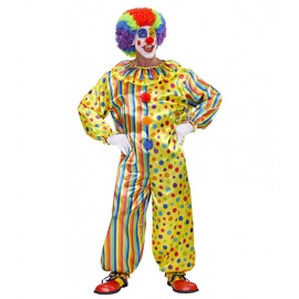 Disfraz de Clown Multicolor para Adulto Disfraz de Clown Multicolor para Adulto