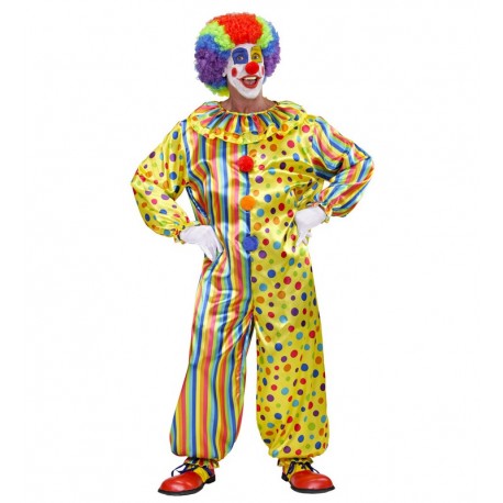 Disfraz de Clown Multicolor para Adulto