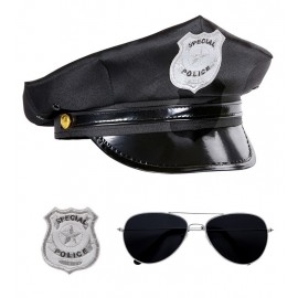 Set Accesorios Policía Unisex