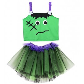 Disfraz de Monstruo con Tutú para Niña Disfraz de Monstruo con Tutú para Niña